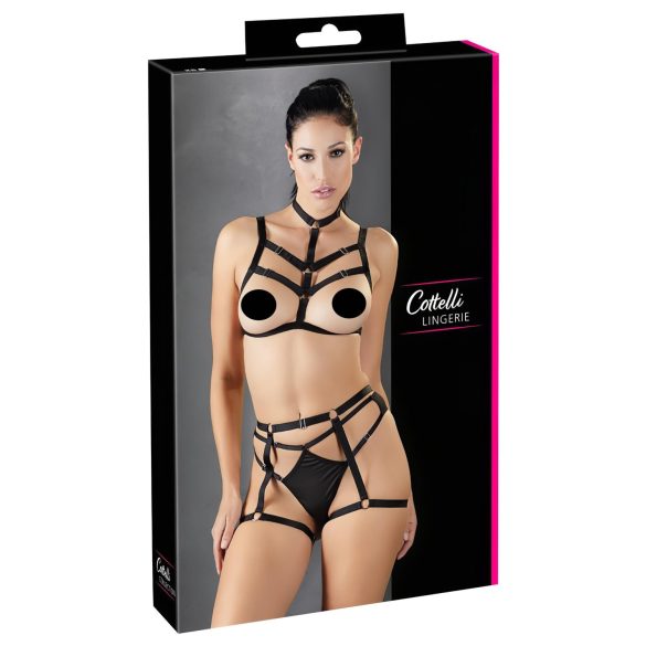 Cottelli - seksikas keharakmed triaad - must (S-L)