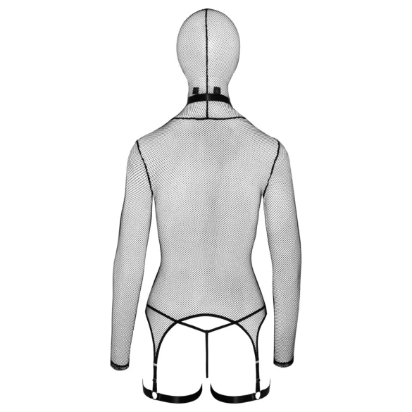 Bad Kitty - BDSM läbipaistev võrksärk piitsaga must - M