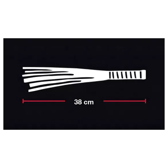 Bad Kitty - vibraator piits - veluurist - punane