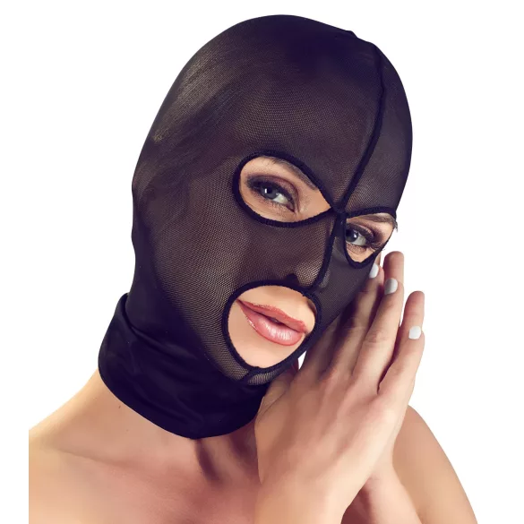 Bad Kitty - suumask võrkmaterjalist - must