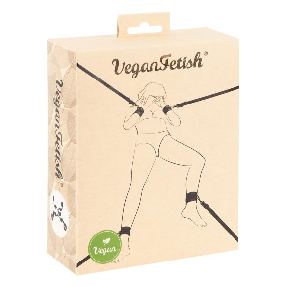Vegan Fetish - voodi külge kinnitamise komplekt - must