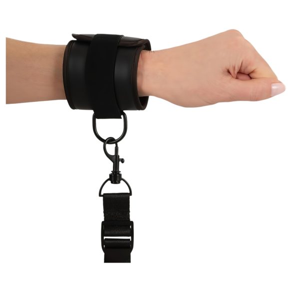 Vegan Fetish - voodi külge kinnitamise komplekt - must