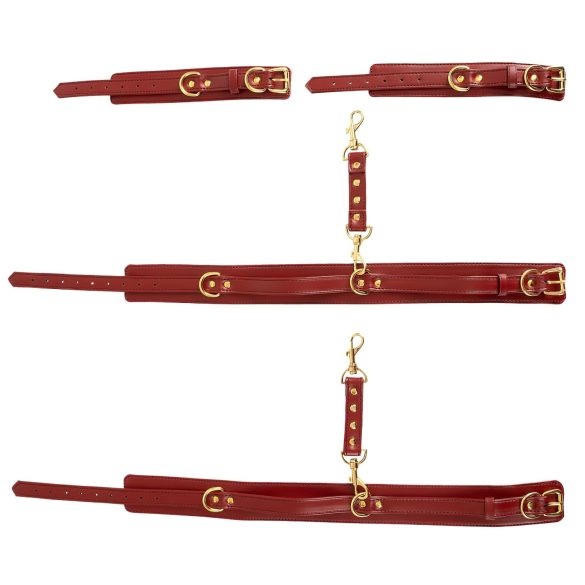 Bad Kitty - käerauad jalgadele kinnitamiseks - punane