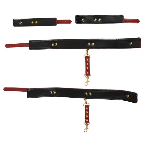 Bad Kitty - käerauad jalgadele kinnitamiseks - punane