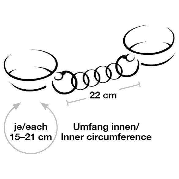 Bad Kitty - käerauad ketiga - must-roosakuld