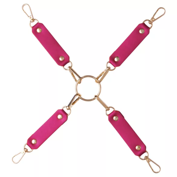 Bad Kitty - bondage komplekt - 7-osaline - punane