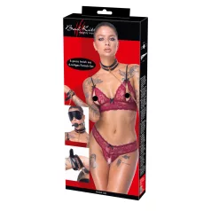 Bad Kitty - BDSM komplekt - 6-osaline - must