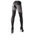 Cottelli - mustriline avatud sukk (must) - 2/S