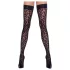 Cottelli Legwear - leopardimustriga sukk - must