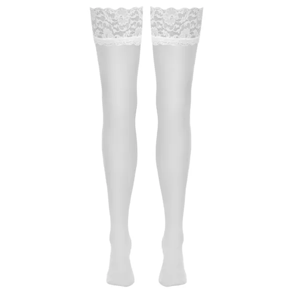 Cottelli - siidised sukad - valge