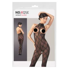 NO:XQSE - avatud rinnaosaga pitsist catsuit - XL/XXL