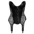 Noir - leopardimustriline sukahoidja top (must) - M