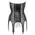 Noir - leopardimustriline sukahoidja top (must) - M