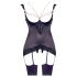 Abierta Fina - sädelev kettvõrgu top ja stringid (must) - 85C/XL
