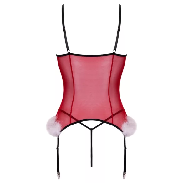 Cottelli - jõululine pesukomplekt - punane - L/XL