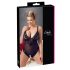 Cottelli Plus - pitsiline bodi (must) - XXXXL