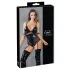 Cottelli Bondage - läikiv keha bondage-käeraudadega - must - M