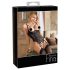 Abierta Fina - sädelev avatud pitsiga body (must) - 85C/L