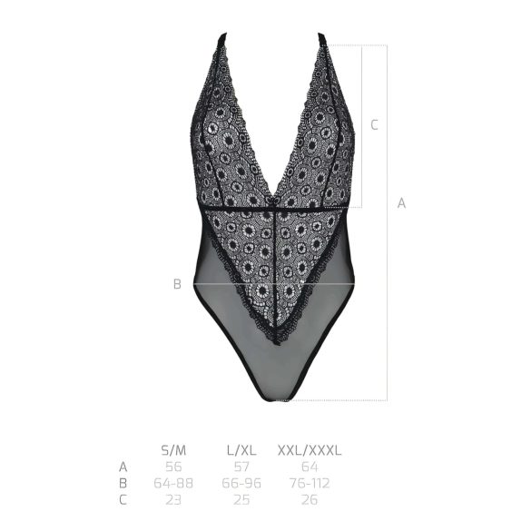 Passion Eco Zinnia - pitsiline body (must) - L/XL