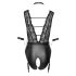 Cottelli Bondage - pitsiline kaelarihmaga body (must) - XL