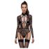 Cottelli - läbipaistev rihmadega body (must) - M