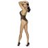 Cottelli - tikitud avatud pitsist body (must-lilla)