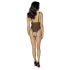 Cottelli - tikitud avatud pitsist body (must-lilla)