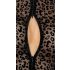 Noir - leopardimustriline, pikkade varrukatega body (must) - M