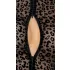 Noir - leopardimustriga, pikkade varrukatega body (must) - M