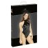 Noir - läikiv halter-kaelusega body (must) - XL