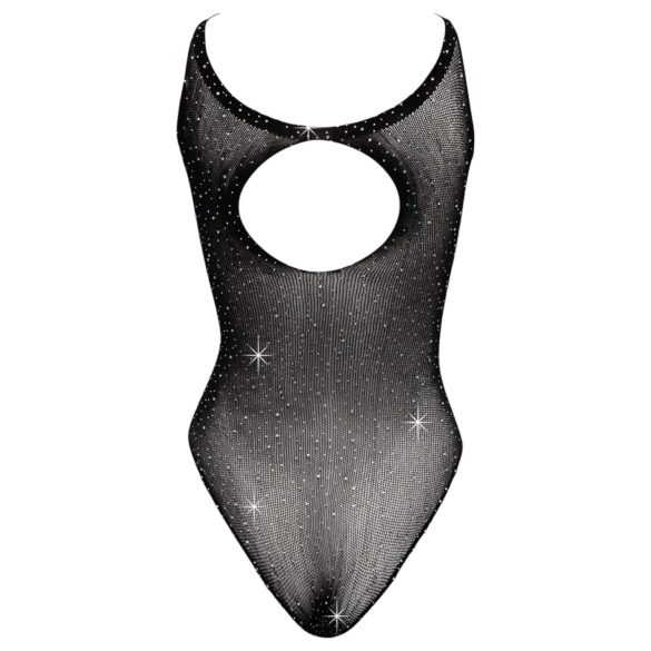 Cottelli - stringidega bodi kivikestega - must - S-L