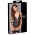 Cottelli Bondage - avatud pitsist body - must
