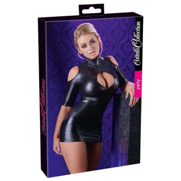 Cottelli - avatud õlaga peokleit - must