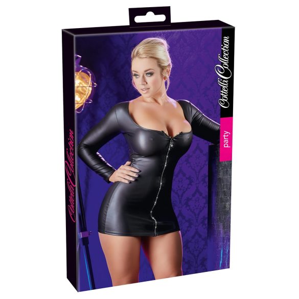 Cottelli - pidulik kleit kivikestega (must) - XL