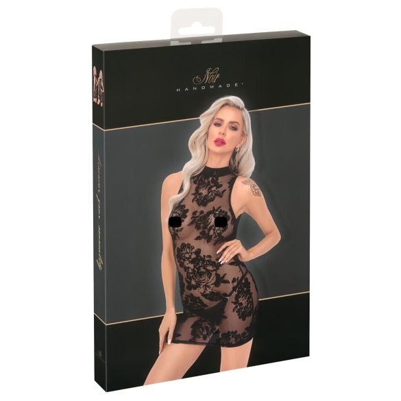 Noir - roosiline varrukateta minikleit (must)
