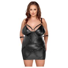 Cottelli Plus Size - kleit käeraudadega - must