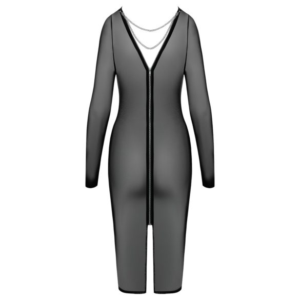 Cottelli Party - läbipaistev lukk-kleit - must - L