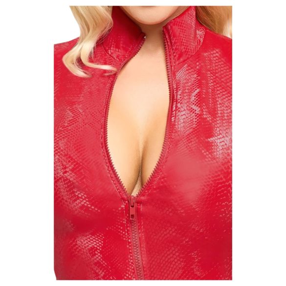 Cottelli - minikleit madu mustriga - punane - M