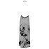 Noir - täitsa läbipaistev lillemustriga maxi-kleit (must) - L