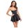 Noir Libido - matt mini kleit (must)
