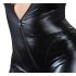 Cottelli Plus Size - särav pikkade varrukatega peoülikond (must) - 4XL