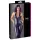 Cottelli Party - läikiv catsuit - must - L
