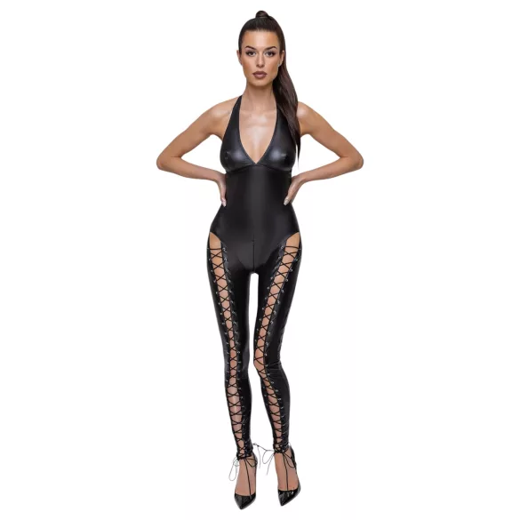 Cottelli Party - kaelapandlusega korsettülikond (must) - L