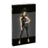 Noir - läikiv lukuga jumpsuit (must) - M