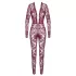 Noir Kink Royal - läbipaistev catsuit - punane