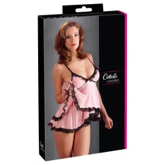 Cottelli - babydoll - pitsist ja volangidega - must - L
