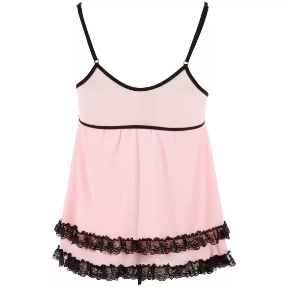 Cottelli - babydoll - pitsist ja volangidega - must - XL