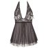 Cottelli Plus Size - pitsiline must babydoll - 4XL