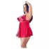 Cottelli Plus Size - pitsist babydoll suur suurus - punane - 4XL
