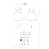 Obsessive Luvae - naiste võrkkleit ja stringid - lilleline, kivikestega - must - L/XL